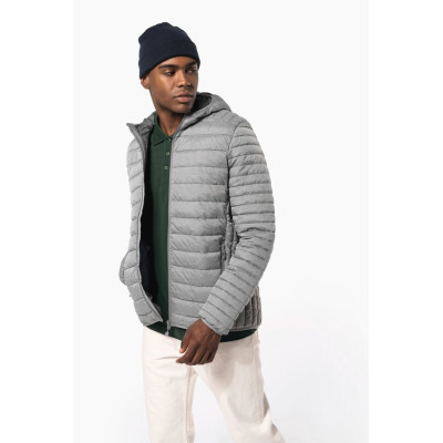 Men's lightweight hooded padded jacket
